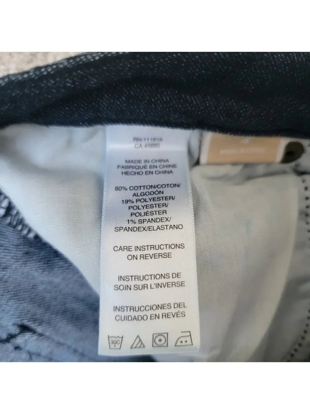 Michael Kors Boot Cut Dark Wash Jeans Size 4